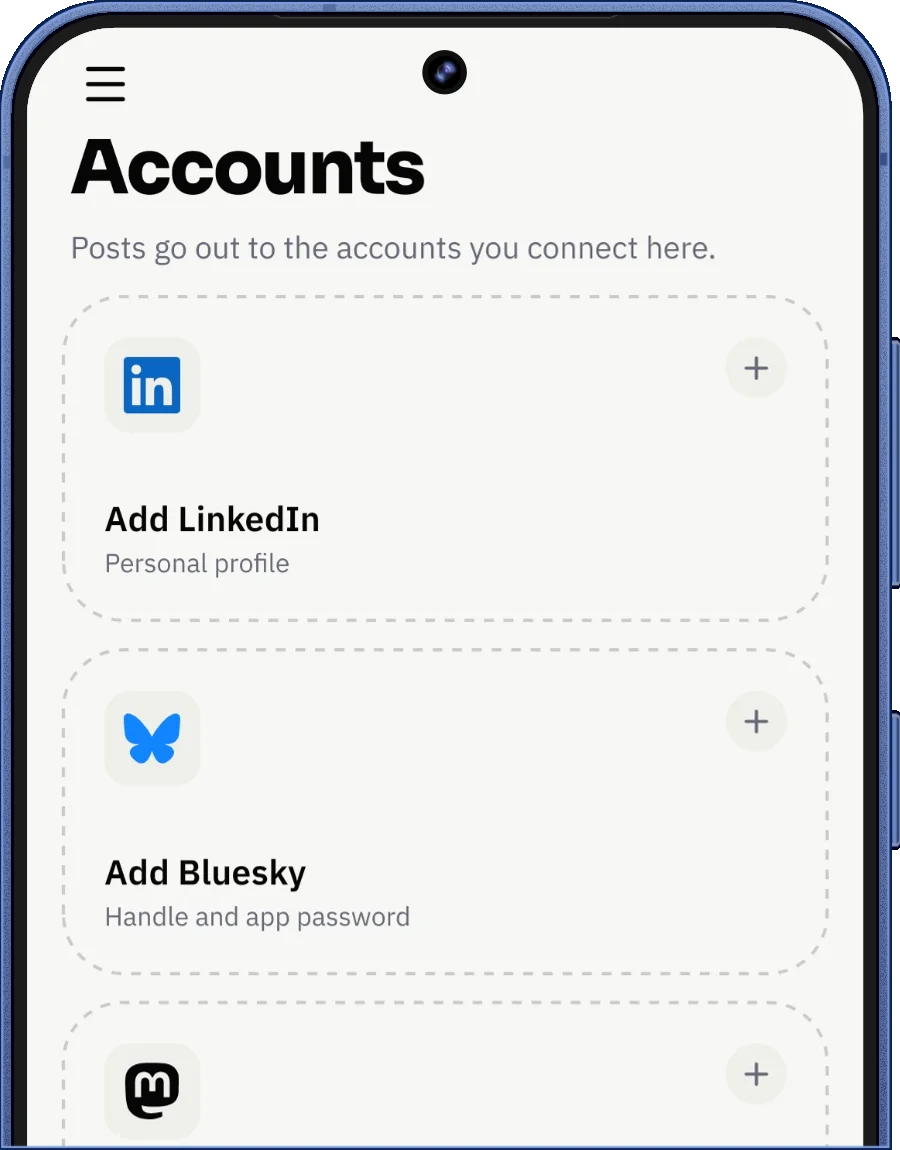 Connect your accounts